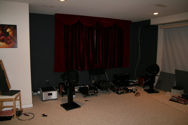 During Audio/HT Room Re-Construction