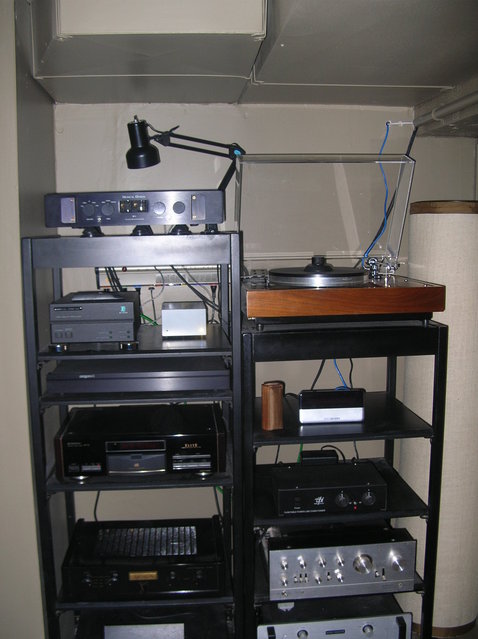 Rack - Preamp, Dac, Transport Phonostage, Turntable and SB3