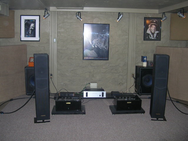 System - Speakers, Amps, Crossovers, and Subs. Room treatments