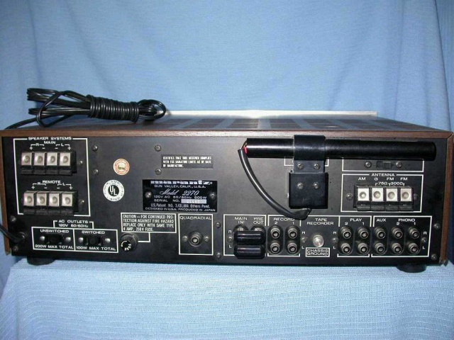 receiver w/pre-output & main-input