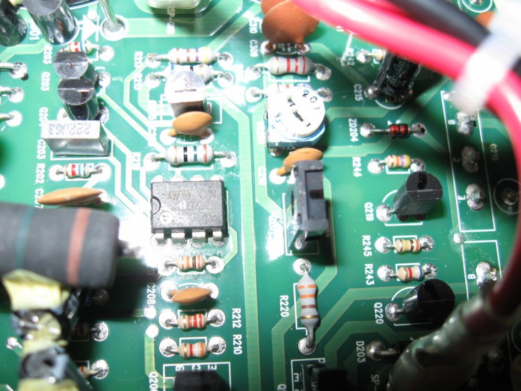 VR201 bias adjustment for output stage of REL T1 300wattsrms