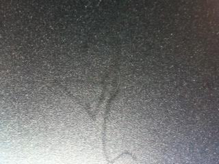 Mark on the top
