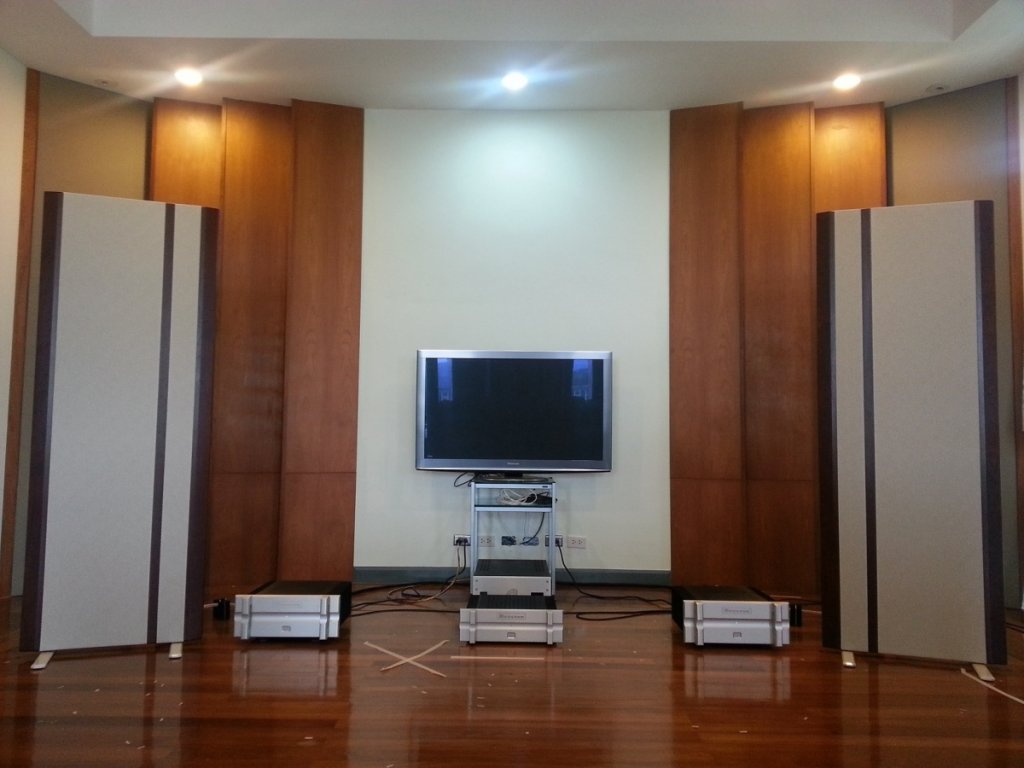 Initial, trial setup for 2-channel.