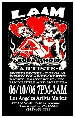 Ad for Jr.'s Art Show in LA