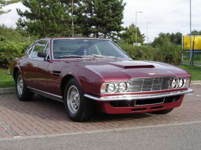 Aston Martin 1971 DBS - 5 speed manual. (only 70 ever made!!!)
Very rare machine. Fast! Really fast! 
350bhp. 166mph!