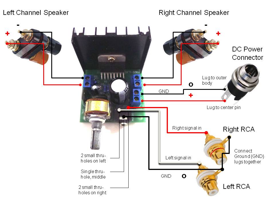 TDA7297 Connections