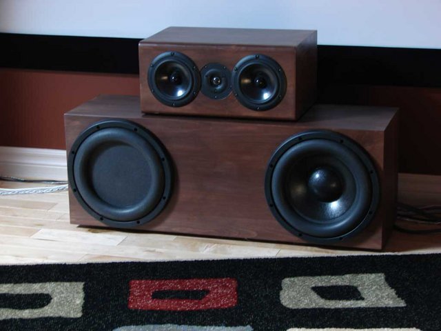 Sub front view with center on top