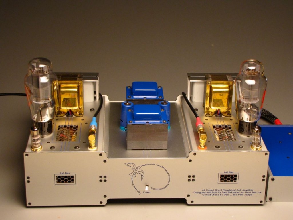 Custom Bottlehead 2A3 amp with all MQ iron and cobalt, JJ2A#-40 tubes.