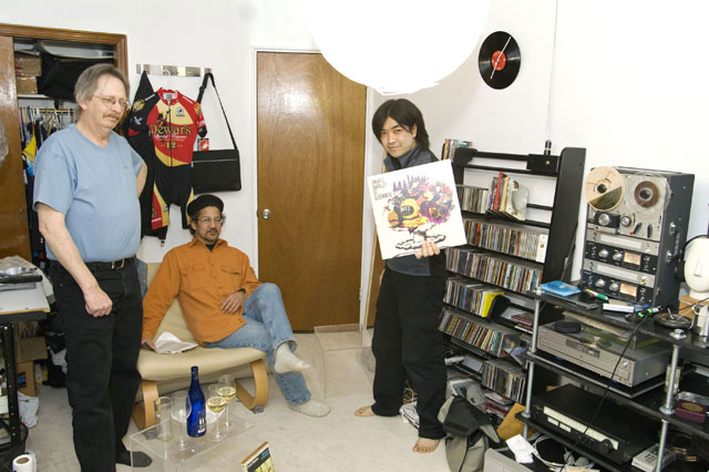 Me doing Phil NYC's signature album cover pose. But my album cover is bigger because is on vinly!