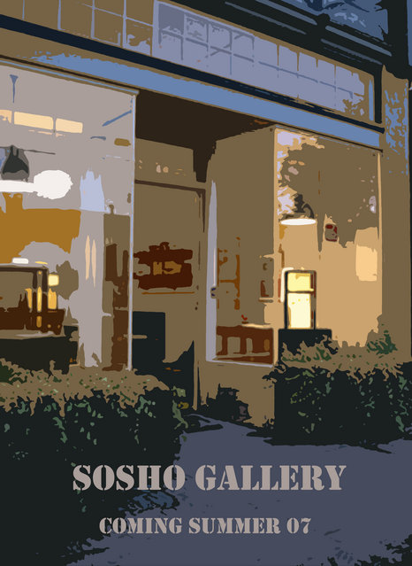Gallery store front rendering - Proposed storefront for new gallery and showroom