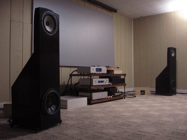 Gloss Black Ronins in my Listening Room