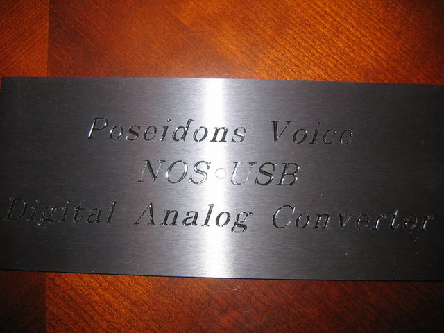 PV NOS-USB D/A Converter front panel w/flash