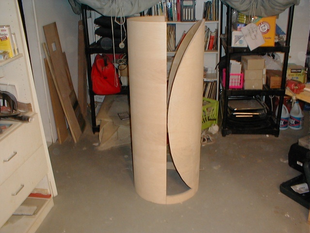 Feet retained while other parts were sized and built.