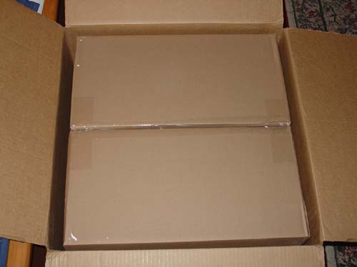 Double boxes - Very tight package. Speakers are well protected from rough handling by delivery people.