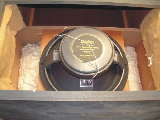 VOTT Mod 1 - Left speaker after 1 can of foam
