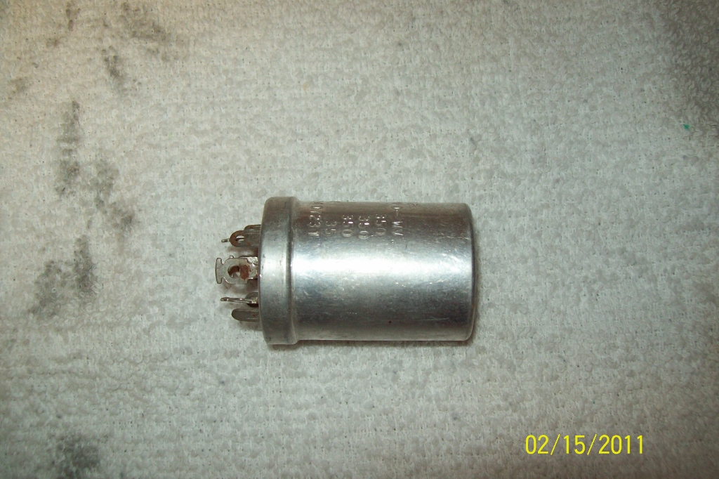 Capacitor pulled from your set to be worked on.