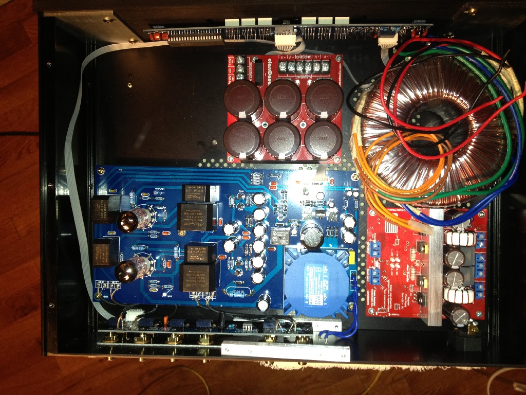 Preamp with power amp