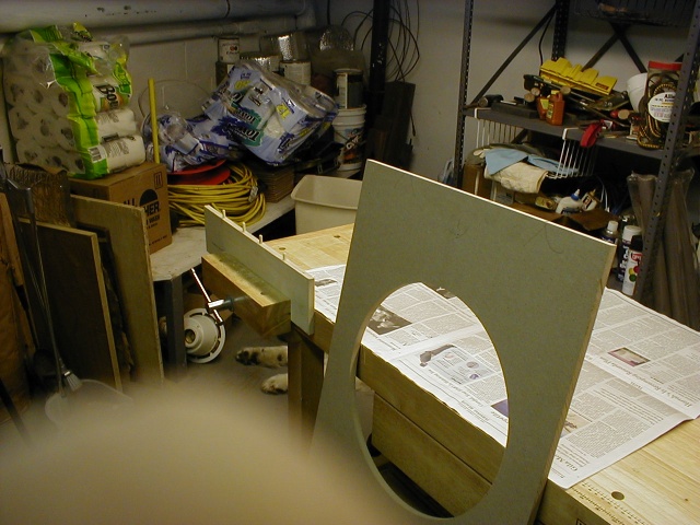 Plywood bottom extentions added to MDF for stronger tenons. Dowels are overkill.