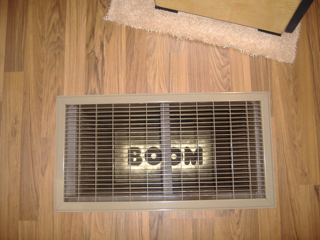IB - Second floor grate used on the right side.