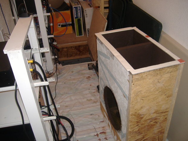 IB - Manifold getting ready to be installed in the crawl space.
