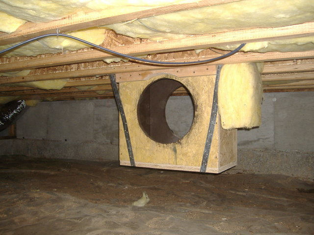 IB - Second manifold with strapping before driver installation.