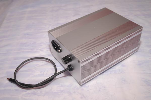 Power-One Plus - Full view of Power-One with thick aluminum enclosure.