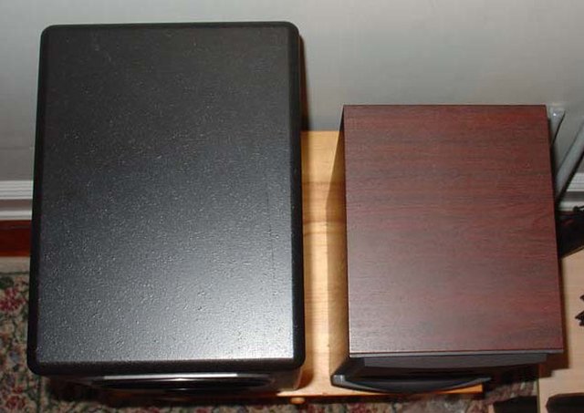 Size comparison with Infinity RS2000.3