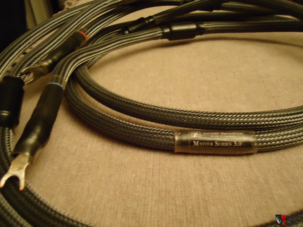 virtual dynamics master series 30 speaker cables 8 ft