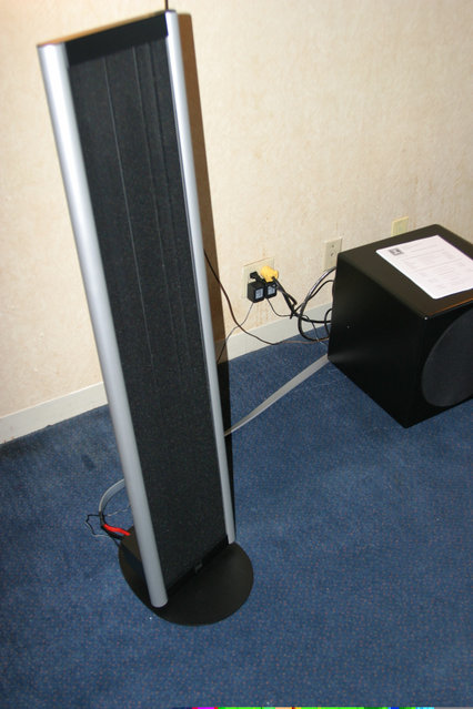 Arthur's Audio Room - Final 400i PL electrostatics with dedicated powered sub.