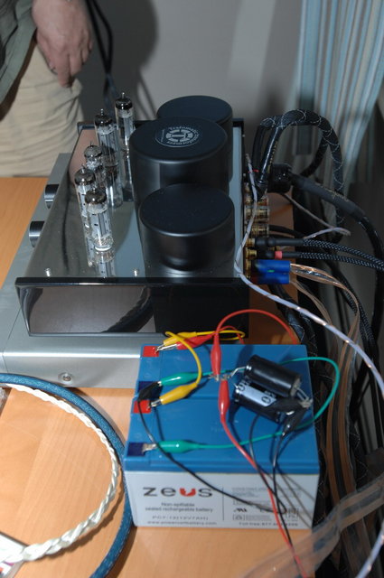Vista Audio amp next to Battery powered DAC