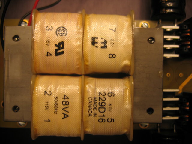 Hammond dual bobbin power transformer - No electrostatic shielding necessary as this is a split bobbin!