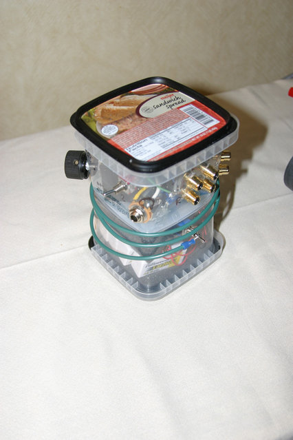 Blue Circle Room - Battery powered linestage and headphone amp packaged in a sumptuous sandwich spread container ... there's always something unique from Blue Circle! Who says audiophiles on budget have to give up their lunch for great sound?