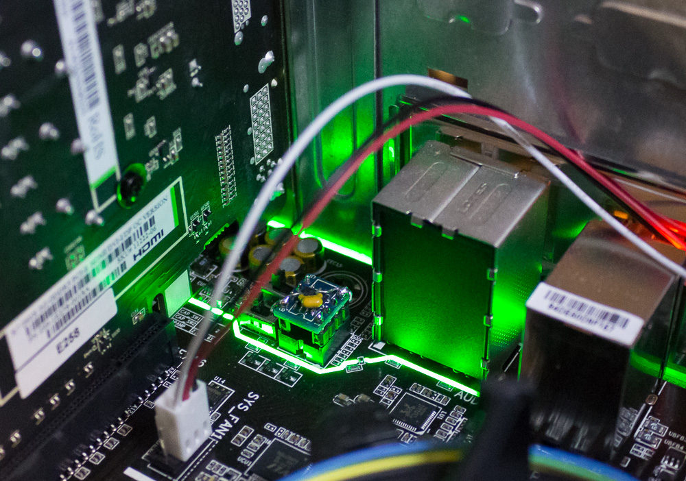 Analog ADA4627-1 on adapter board for opamp rolling.