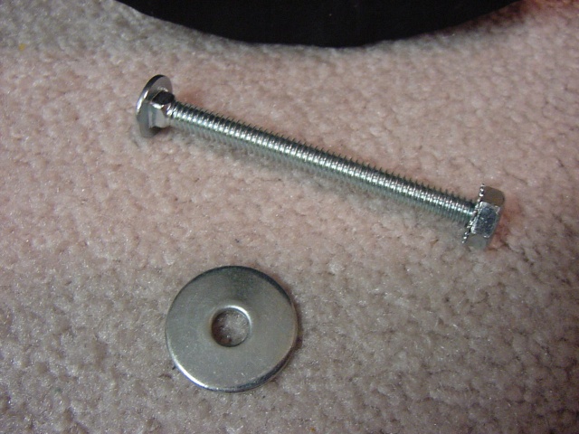 ZR1600 Transformer Bolt (3 inches by 1/4 inch, can be replaced with a brass version bolt thru McMaster Carr.)