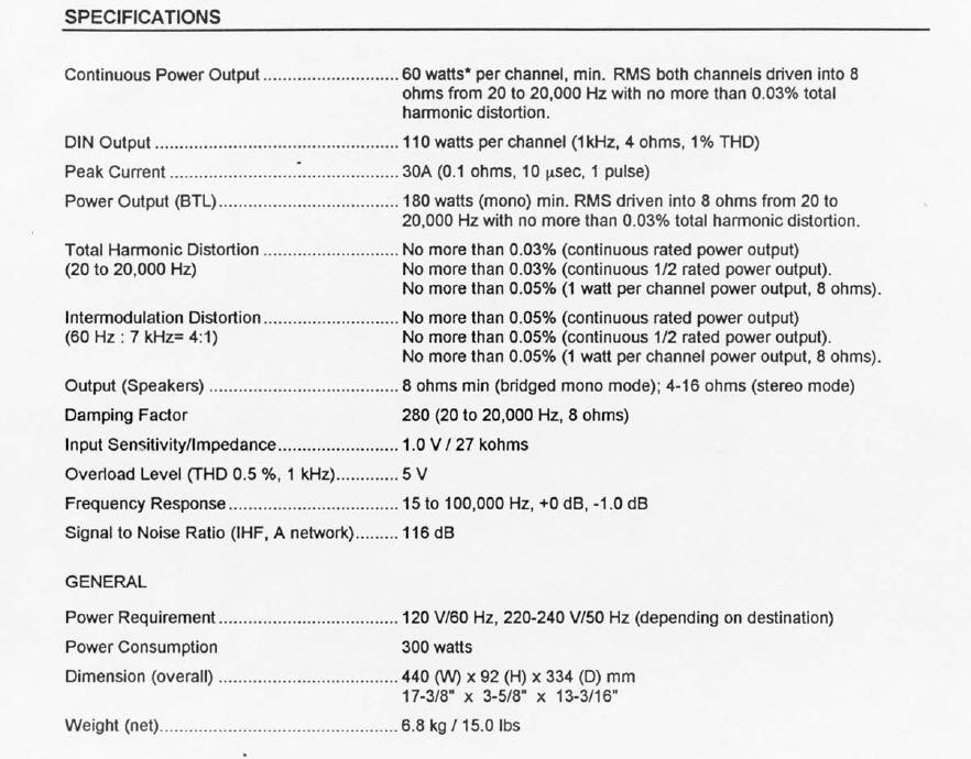 RB-970BX Specs