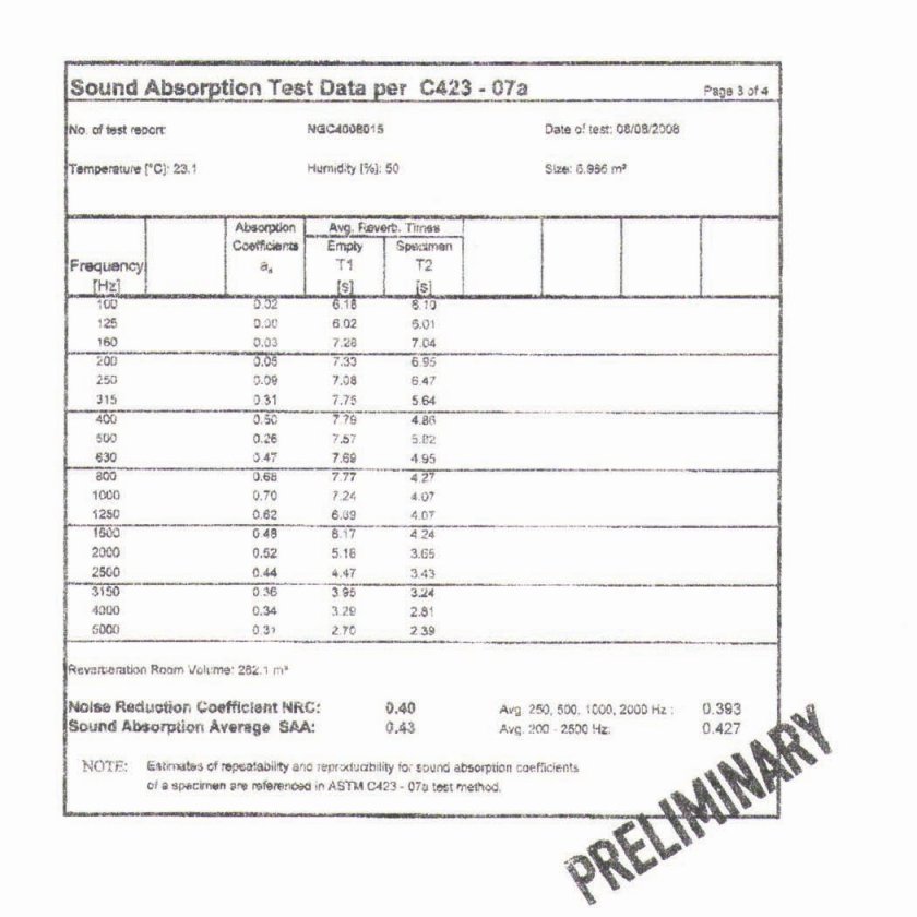 Paper Forms Acoustic Testing page2 image1
