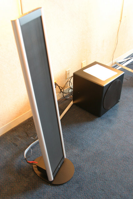 Arthur's Audio Room - Final 400i PL electrostatics and dedicated sub.
