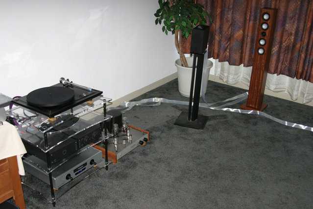 Audio Two Room - Role Sampan FTL, Nordost Blue Heaven, Croft electronics and Connoiseur CD