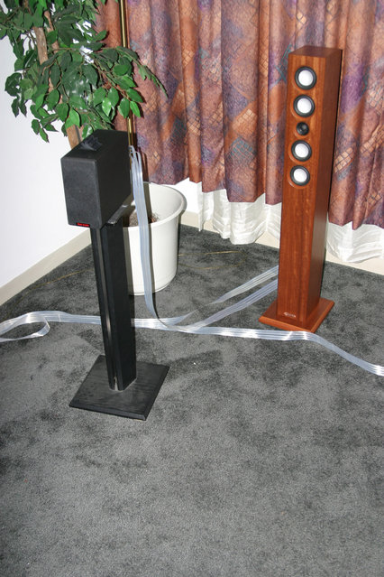 Audio Two Room - Role Sampan FTL (front) and Revelation Audio speakers (rear)