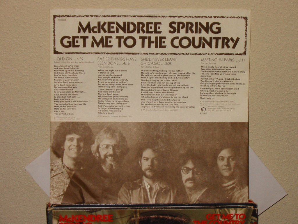 McKendree Spg: Get Me To The Country 2