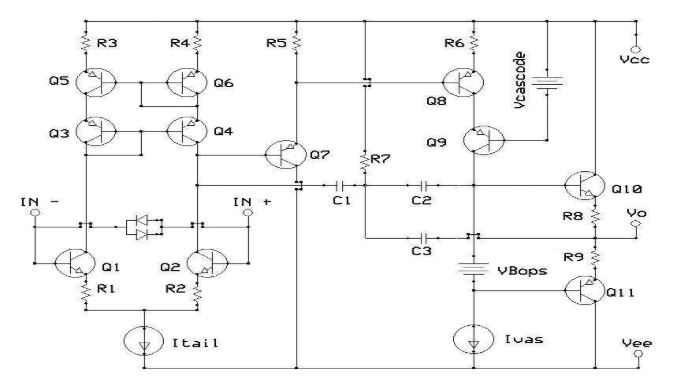 Op Amp schematic