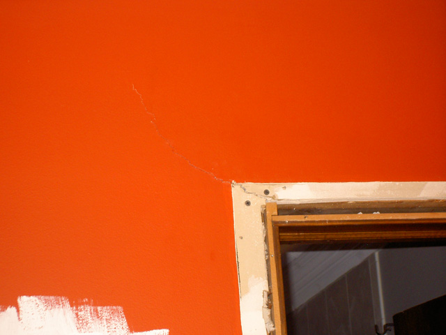 drywall crack