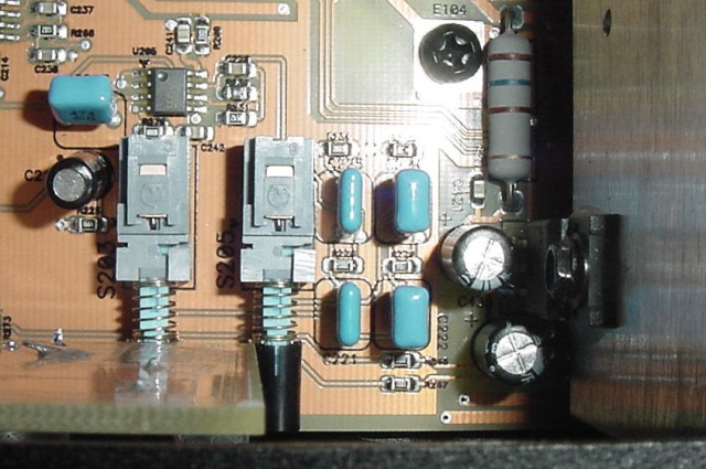 Occam By-Pass Mod - R246 & R247 Resistor Location - Bottom Right, Surface Mounts